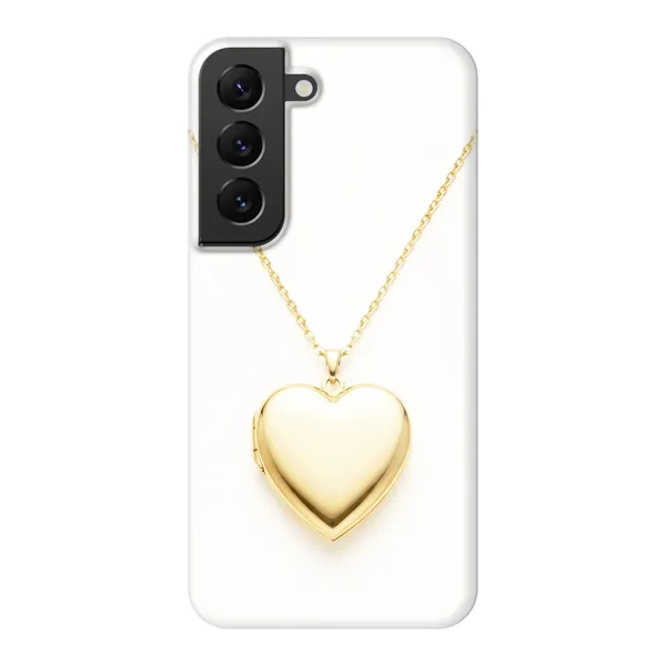 Gold Heart Locket Design case