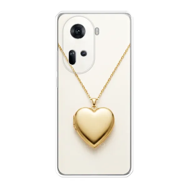 Gold Heart Locket case