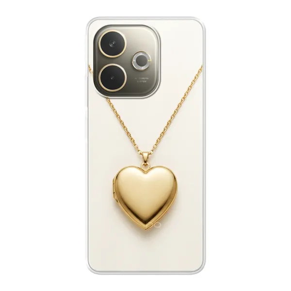 Gold Heart Locket case