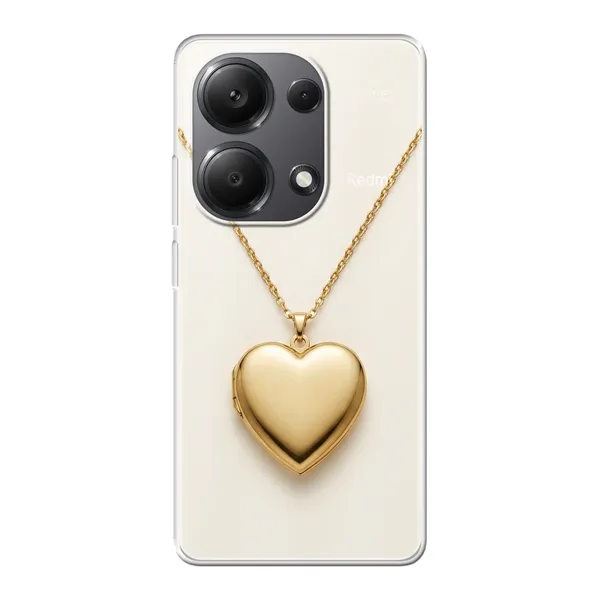 Gold Heart Locket case