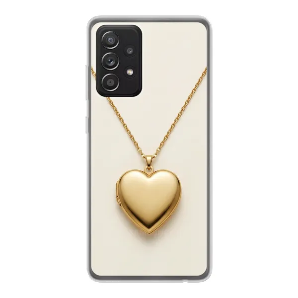 Gold Heart Locket case
