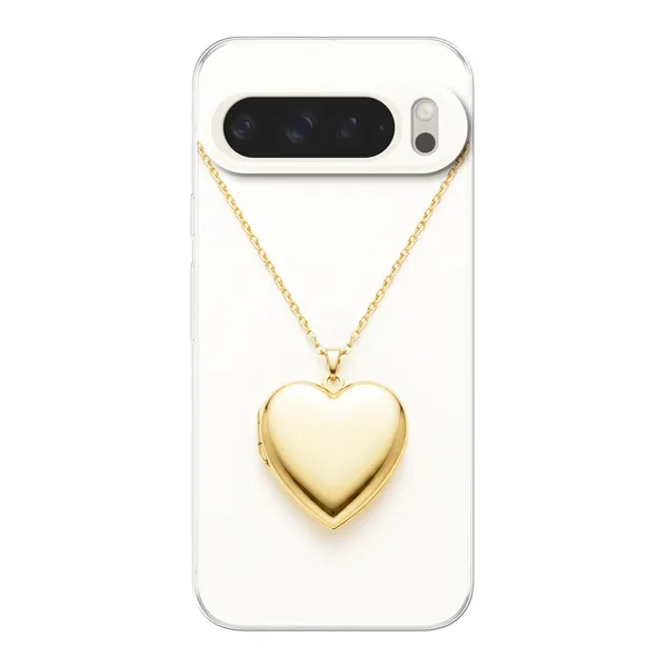 Gold Heart Locket case