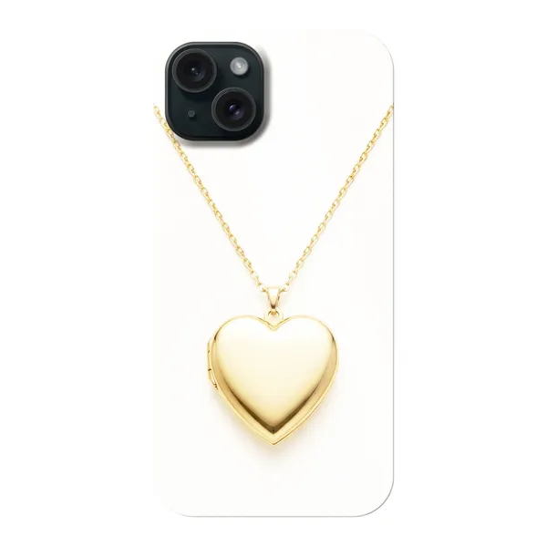 Gold Heart Locket Design case