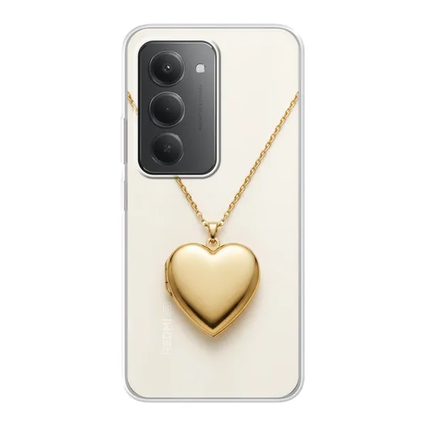 Gold Heart Locket case
