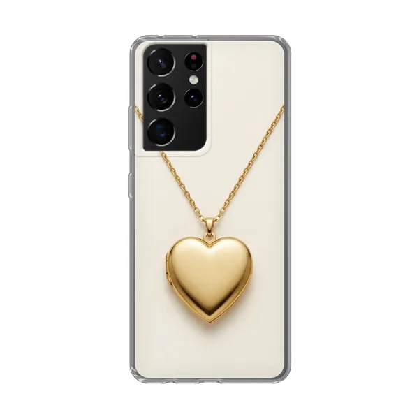Gold Heart Locket case