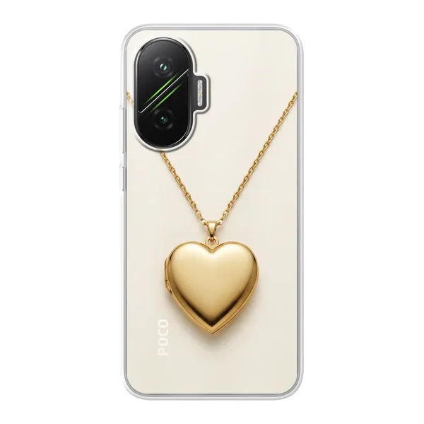Gold Heart Locket case