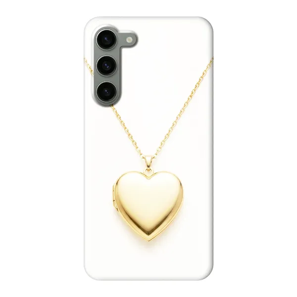 Gold Heart Locket Design case