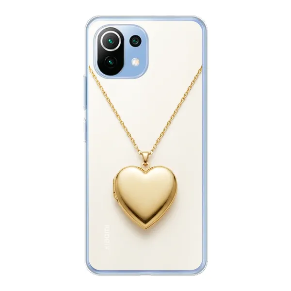 Gold Heart Locket case