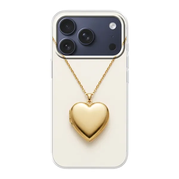 Gold Heart Locket case