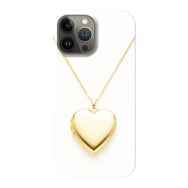 Gold Heart Locket Design case