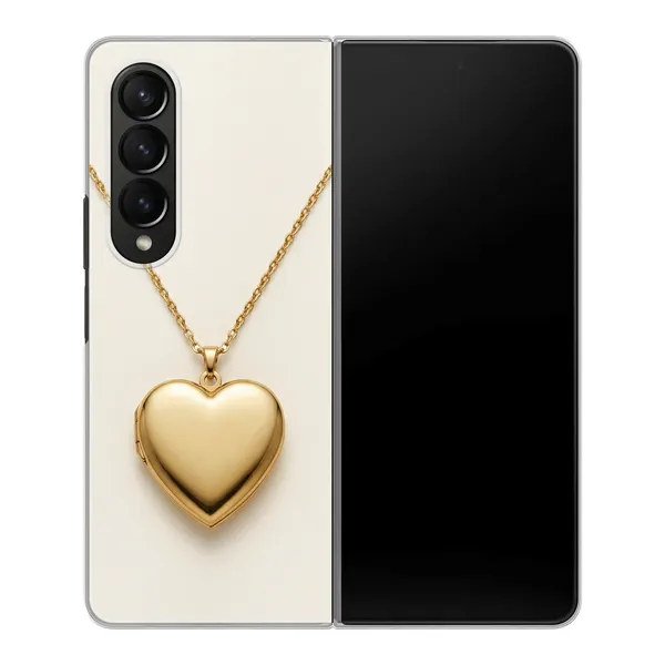 Gold Heart Locket case