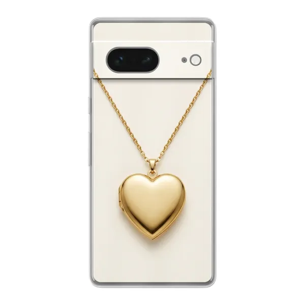 Gold Heart Locket case
