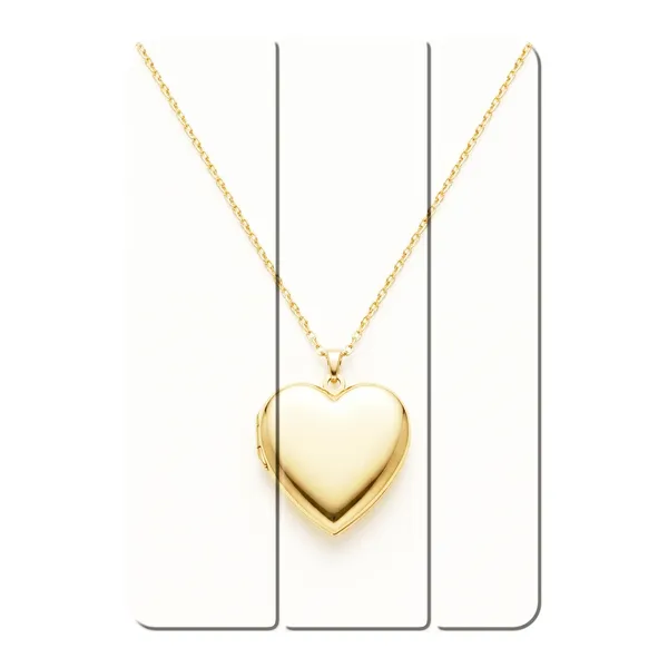 Gold Heart Locket case