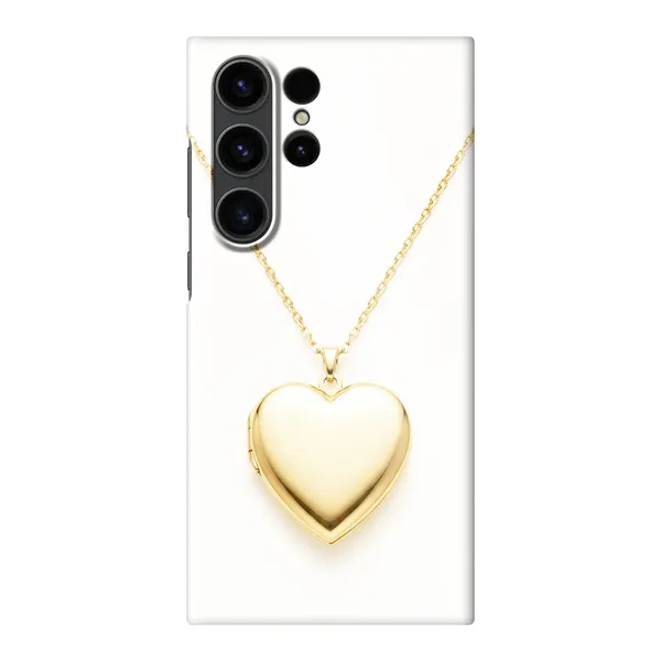 Gold Heart Locket Design case