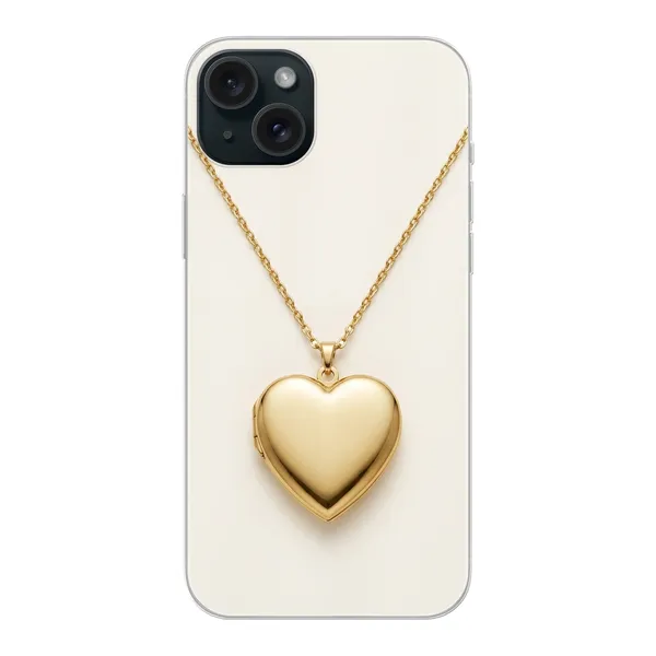 Gold Heart Locket case