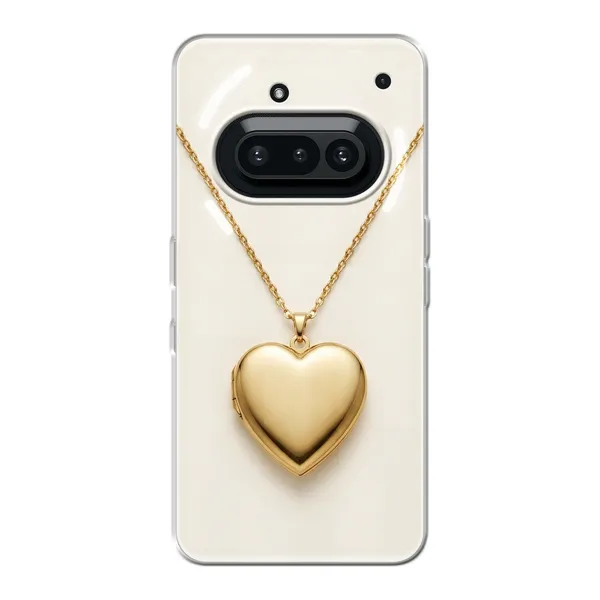 Gold Heart Locket case
