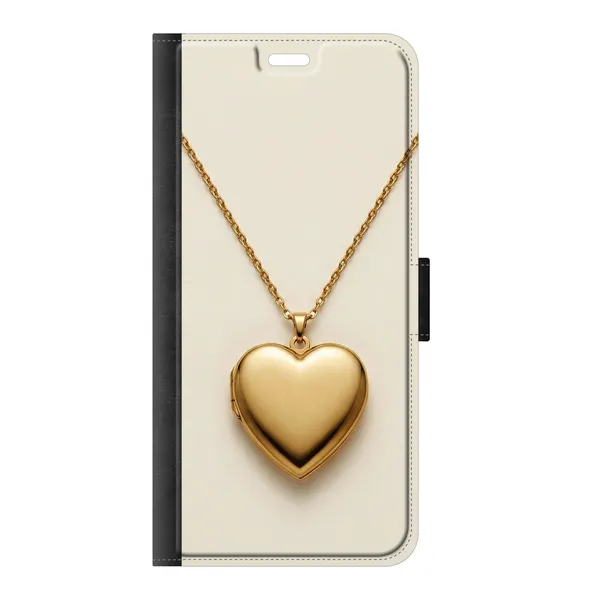 Gold Heart Locket case