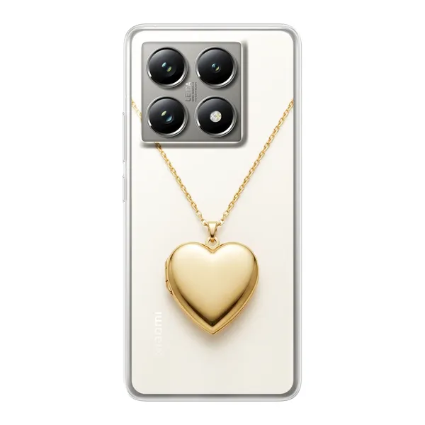 Gold Heart Locket case