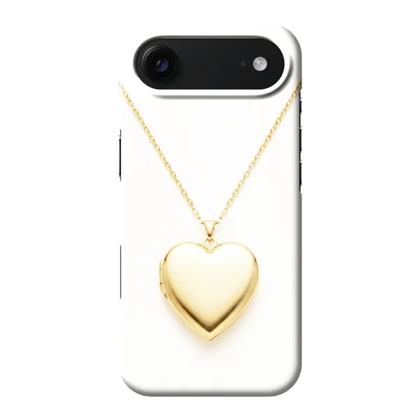 Gold Heart Locket Design case