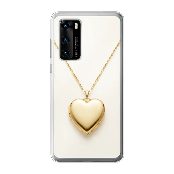 Gold Heart Locket case