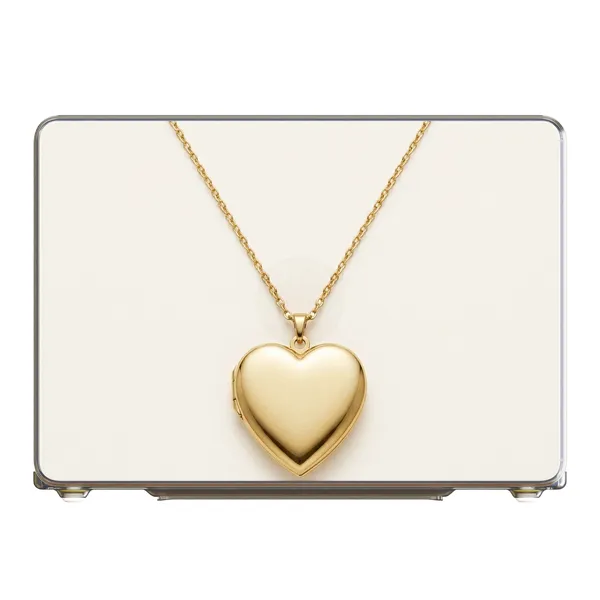 Gold Heart Locket case