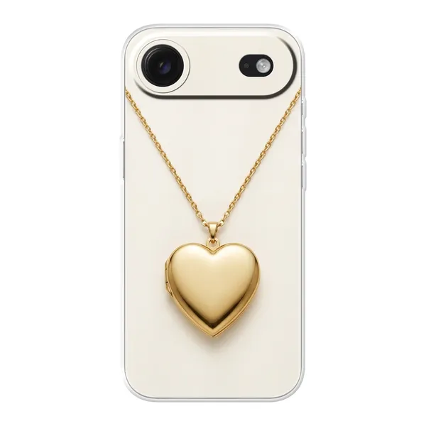 Gold Heart Locket case