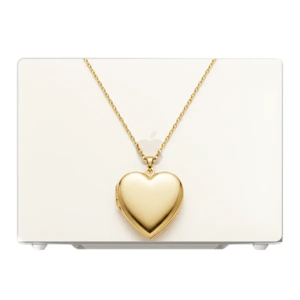 Gold Heart Locket case