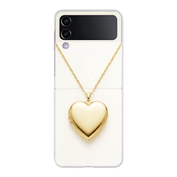 Gold Heart Locket case
