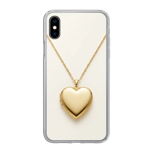 Gold Heart Locket case
