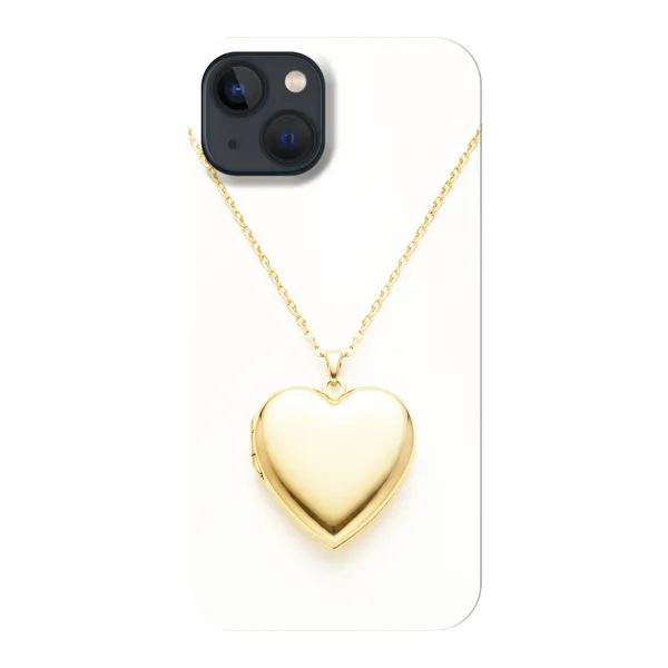 Gold Heart Locket Design case