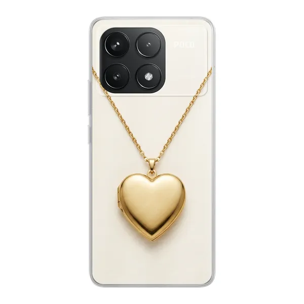 Gold Heart Locket case