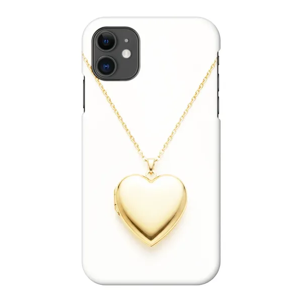 Gold Heart Locket Design case