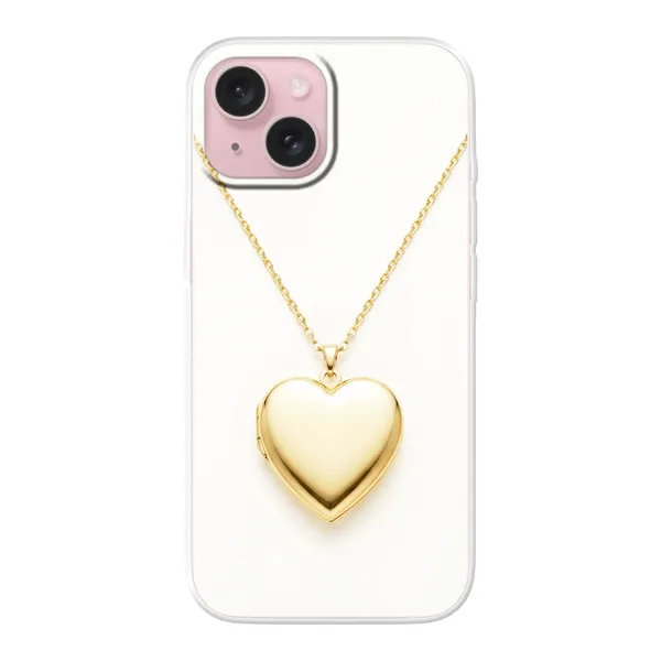 Gold Heart Locket case