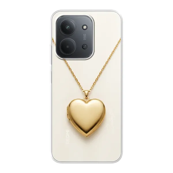 Gold Heart Locket case