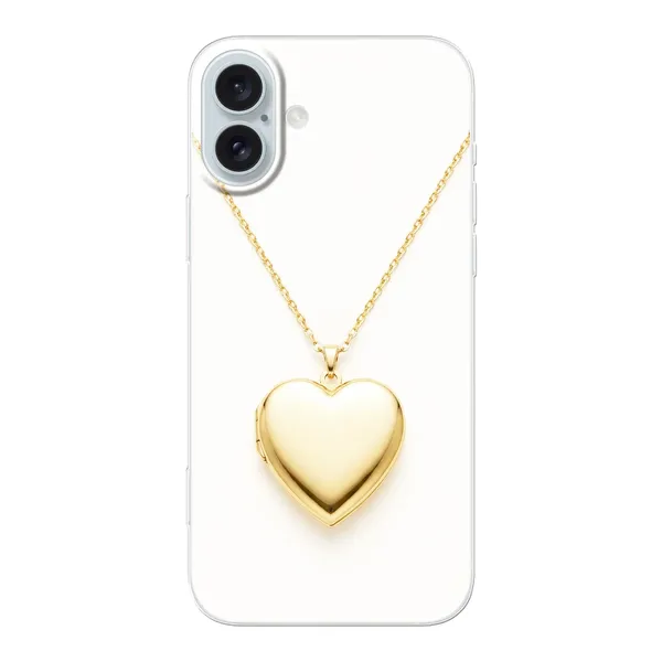 Gold Heart Locket case