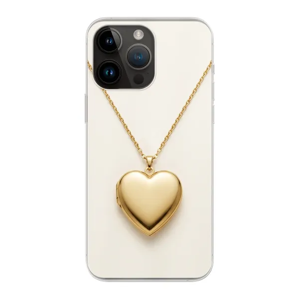 Gold Heart Locket case
