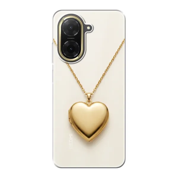 Gold Heart Locket case