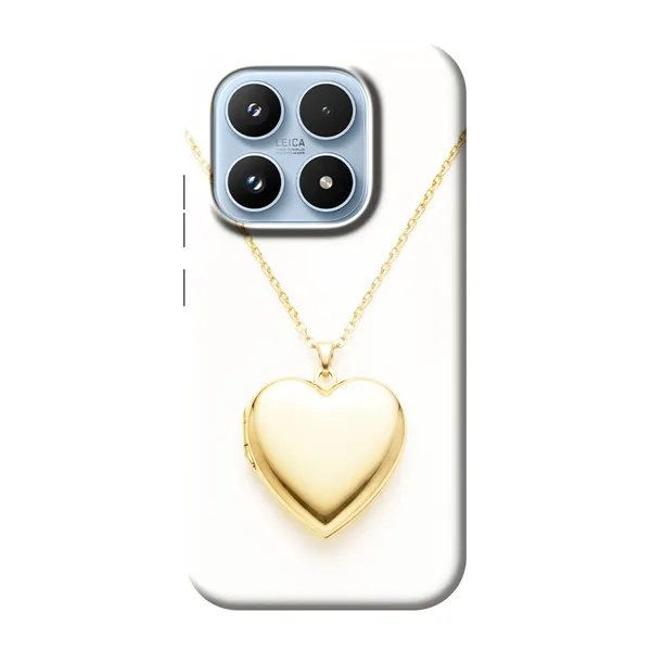 Gold Heart Locket case
