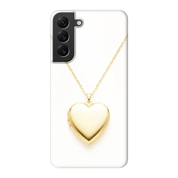 Gold Heart Locket Design case