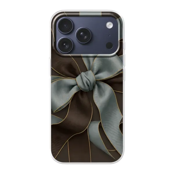 Chocolate Sage Ribbon Strap Bow case