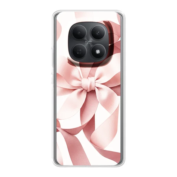Blush Pink Ribbon Strap Bow case