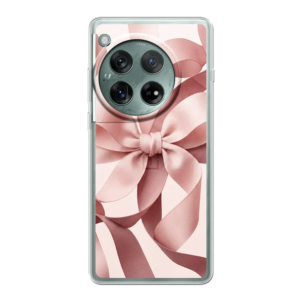 Blush Pink Ribbon Strap Bow case