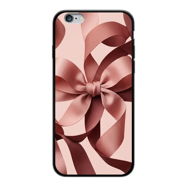 Blush Pink Ribbon Strap Bow case