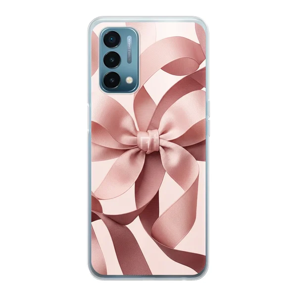 Blush Pink Ribbon Strap Bow case