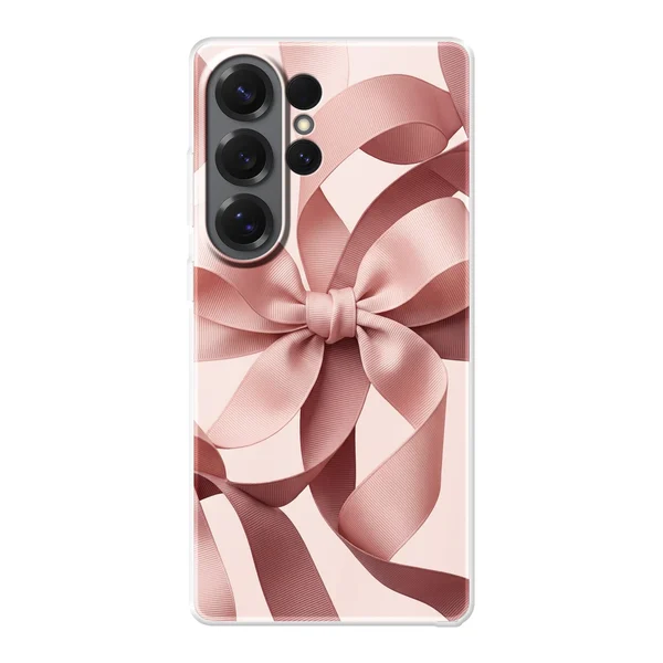 Blush Pink Ribbon Strap Bow case