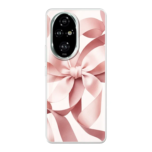 Blush Pink Ribbon Strap Bow case
