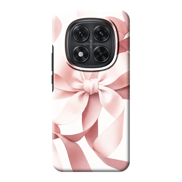 Blush Pink Ribbon Strap Bow case