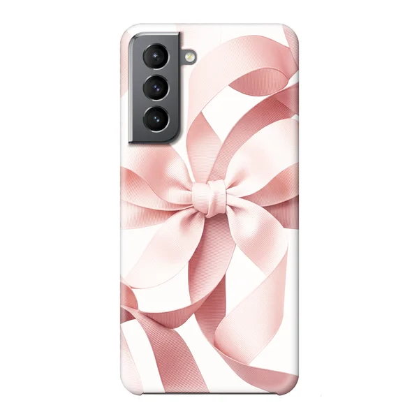 Blush Pink Ribbon Strap Bow Design case