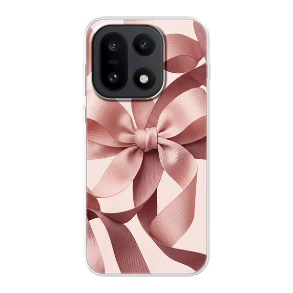 Blush Pink Ribbon Strap Bow case