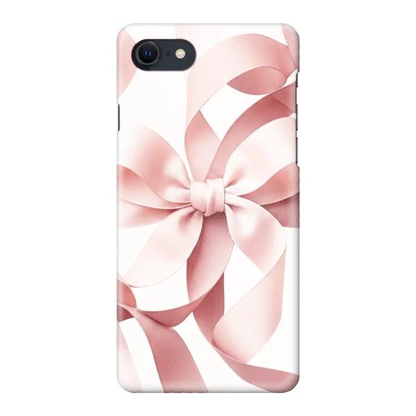 Blush Pink Ribbon Strap Bow Design case